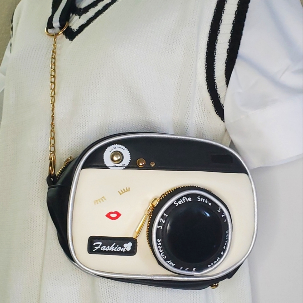Cute Camera Crossbody Purse Bag